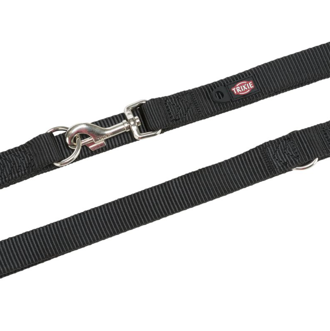 Hundeleine Premium Verstellbar Zweilagig Schwarz